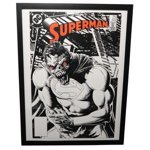 Superman‎ #422 Framed 12x16 Comic Cover Art by Brian Bolland | DC Comics